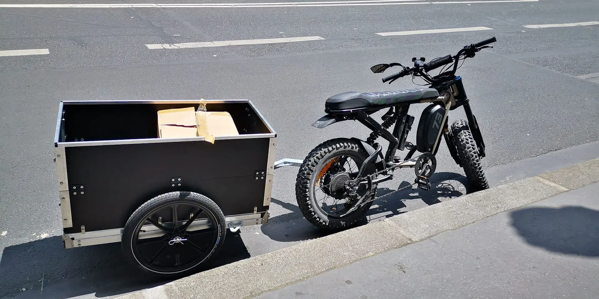 Remorque vélo livraison