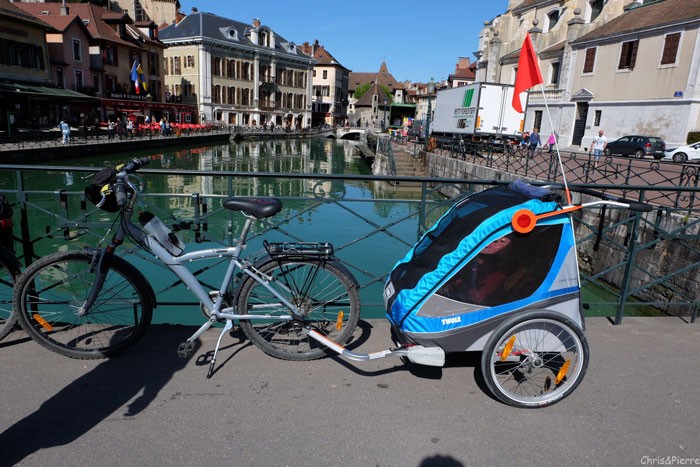 Accroche remorque vélo